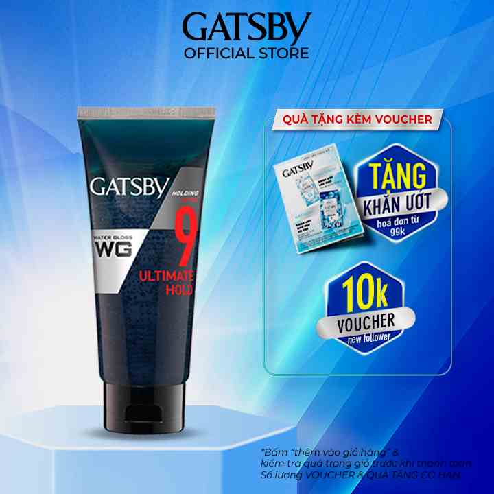 [Mã BMLTB35 giảm đến 35K đơn 99K] Gel Tạo Kiểu Tóc GATSBY Water Gloss Ultimate Hold 170g