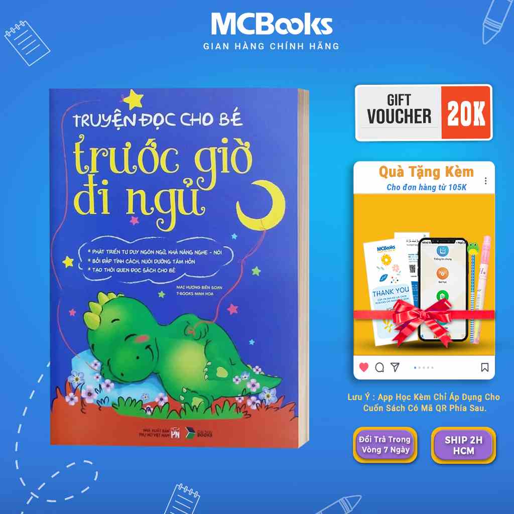 Sách - Truyện đọc cho bé trước giờ đi ngủ ( mới nhất ) Mcbooks