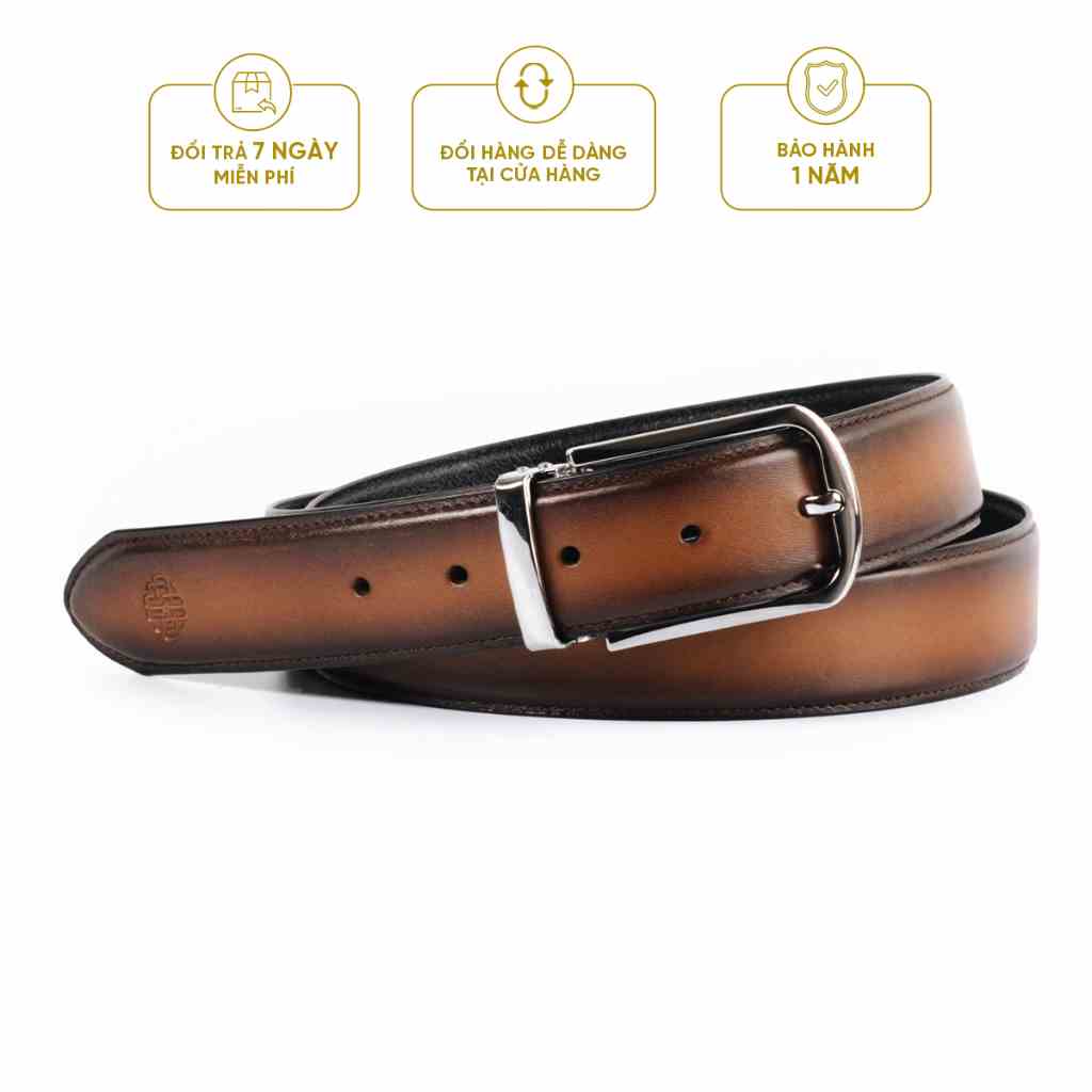 Thắt Lưng da Bò thật - CLASSIC BELT - BE34 - Thương hiệu Be Classy