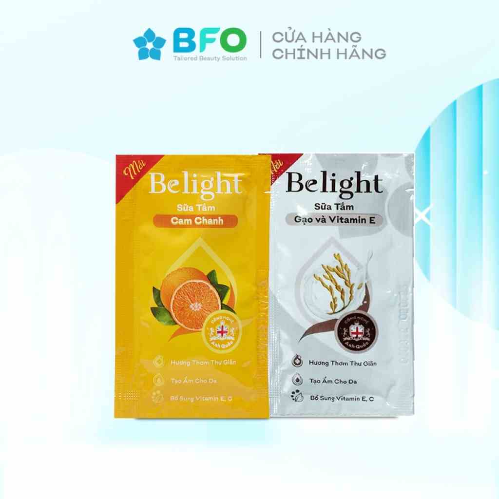 Dây sữa tắm tinh dầu thiên nhiên Belight BFO 6ml (12 Túi)