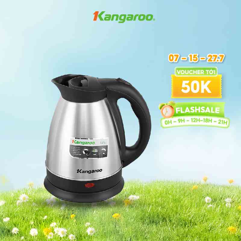 Bình đun siêu tốc 1.5L Kangaroo KG15SK3