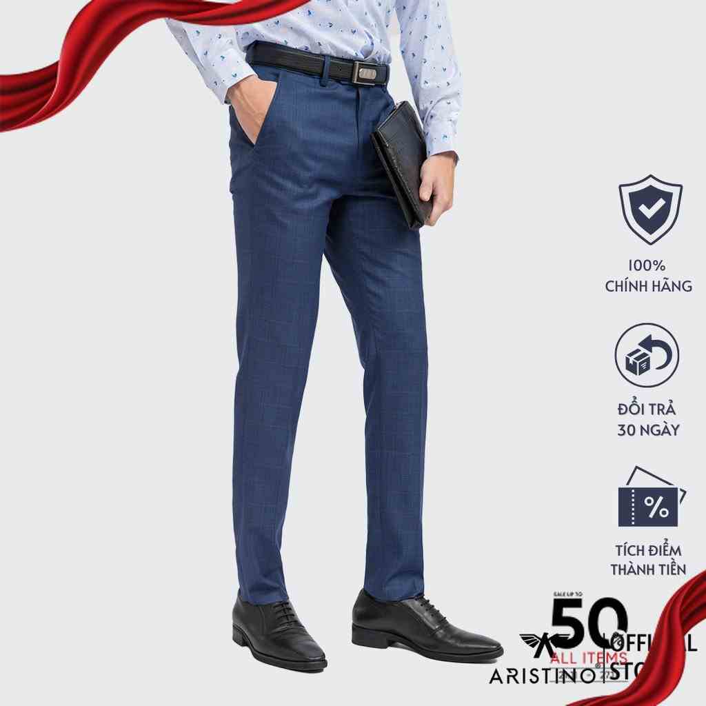 Quần âu nam ARISTINO dáng Slim fit ôm nhẹ, chất liệu cao cấp bền màu, giữ phom - ATR00401