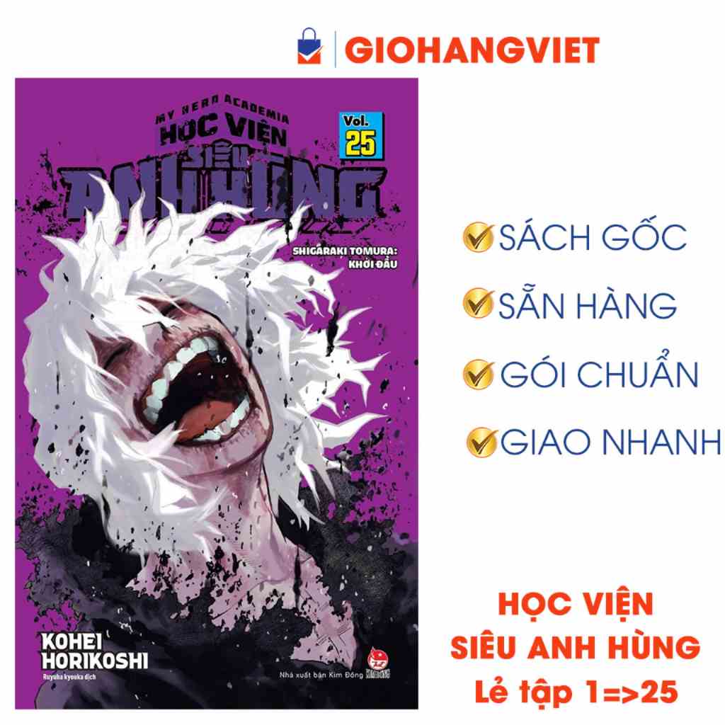 Truyện tranh - Học viện siêu anh hùng ( lẻ tập từ 1 đến 25)