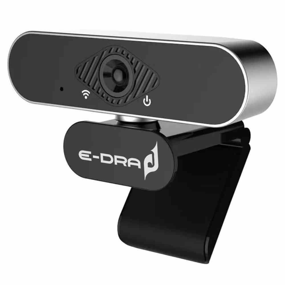 Webcam E-dra EWC7700 FullHD 1080p/ 30 FPS/ Góc nhìn 90 độ - Hàng chính hãng có bảo hành