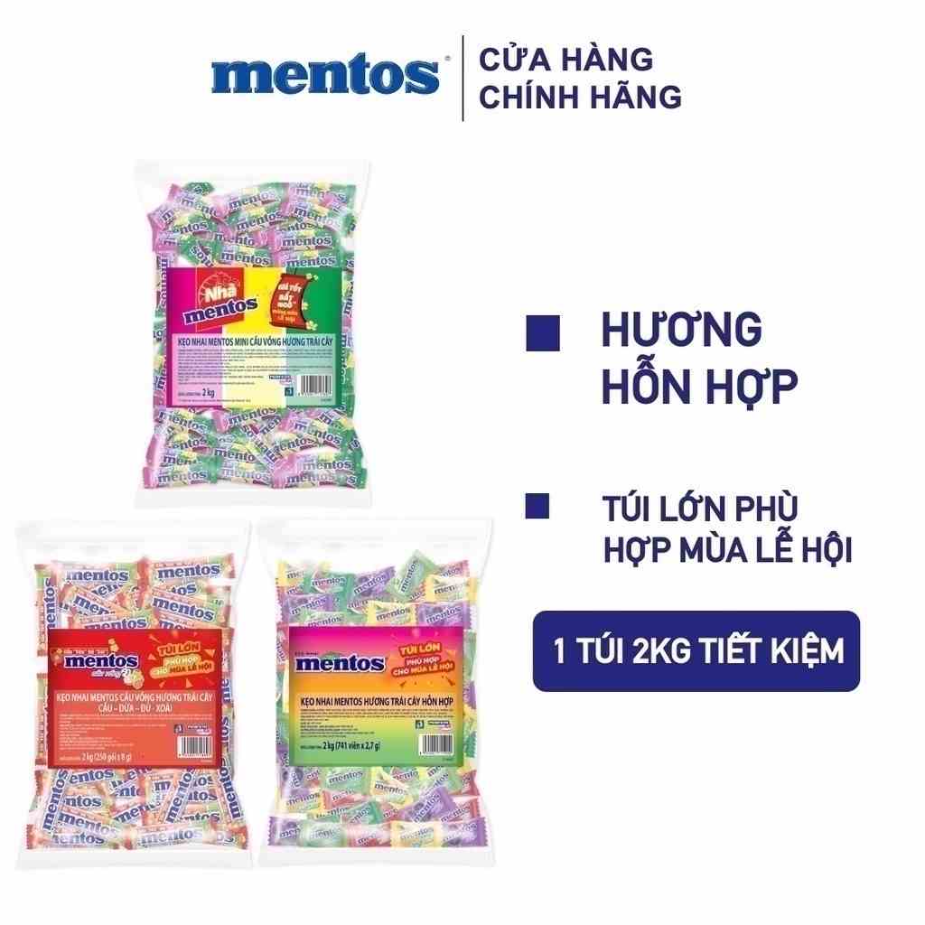 Kẹo nhai Mentos (Túi 2kg tiết kiệm)