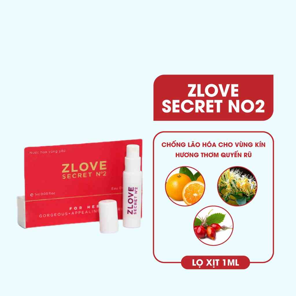 ZLVS2-Tinh Dầu Nước Hoa Cao Cấp Zlove Secret Grow Green AZ 1ml NO.02 Hương Thơm Ngọt Mát, Tinh Tế Lưu Hương 24h