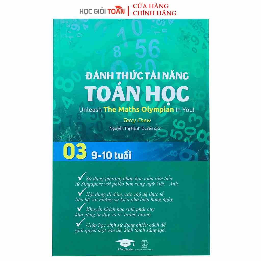 [Mã BMLTA35 giảm đến 35K đơn 99K] Sách: Đánh thức tài năng toán học 3 - toán lớp 3 và lớp 4 ( 9 - 10 tuổi )