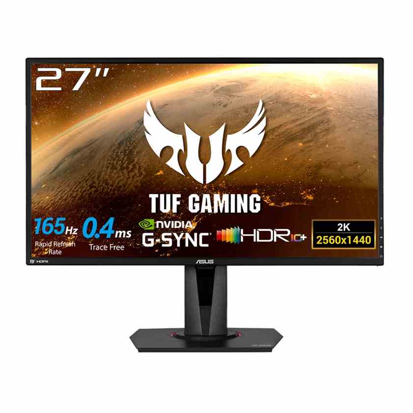 [Mã ELCL10 giảm 10% đơn 9TR] Màn hình Asus Gaming VG27AQ 27 inch 2K IPS 165Hz 1ms - Hàng chính hãng