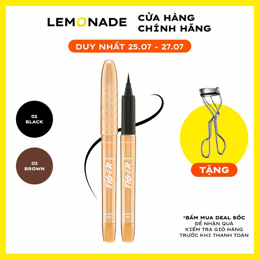 Bút kẻ mắt siêu mảnh Lemonade SuperTiger Micro Eyeliner 1g