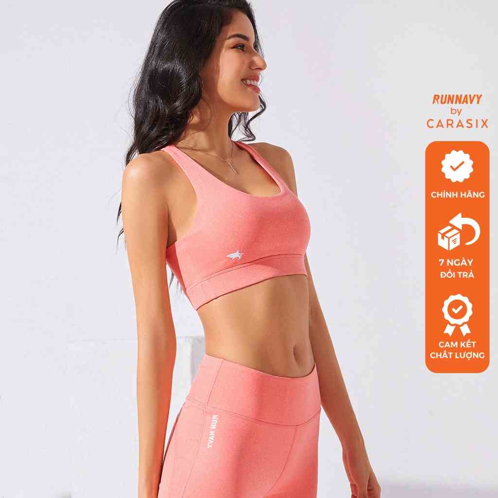 [Mã BMLTB35 giảm đến 35K đơn 99K] Áo tập gym yoga nữ WBR92 Runnavy by Carasix, bra Ecofriend, có đệm ngực