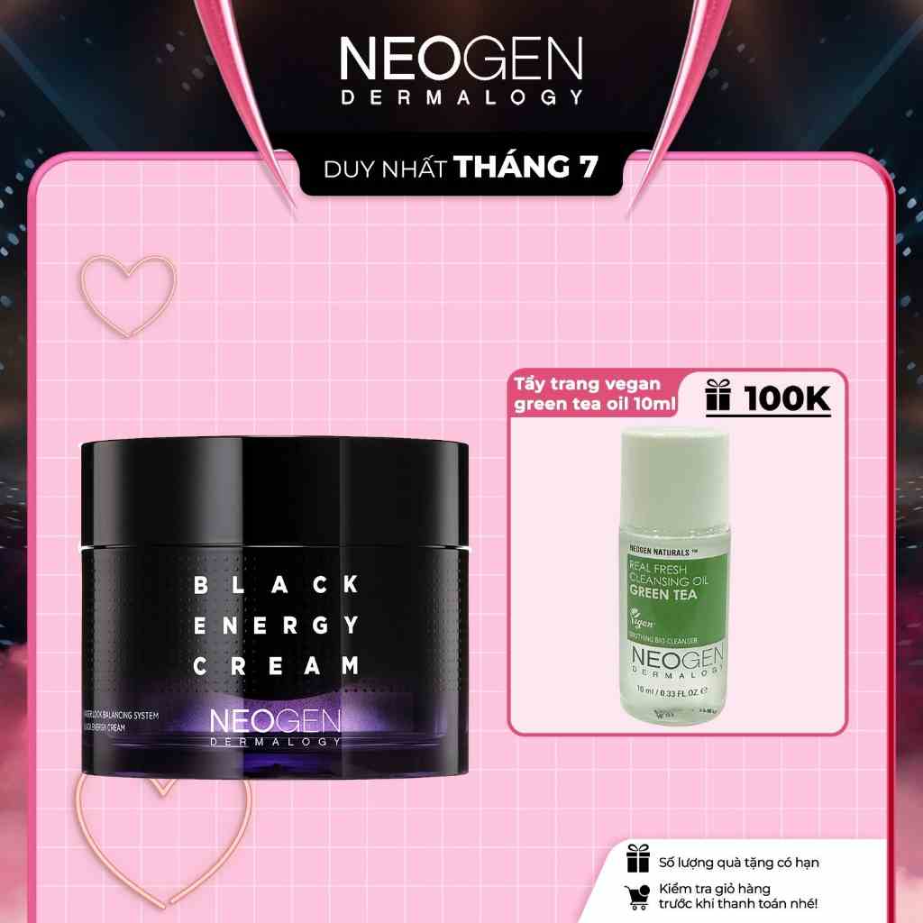 Kem Cấp Nước Nuôi Dưỡng Làn Da Dành Cho Da Dầu Và Da Nhạy Cảm Neogen Dermalogy Black Energy Cream 80ml