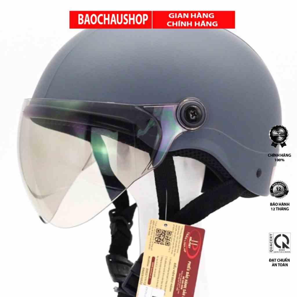 [Mã BMLTB35 giảm đến 35K đơn 99K] Mũ Bảo Hiểm Nữa Đầu Có Kính HP Helmet HP02K - Chính Hãng Bảo Hành 12 Tháng