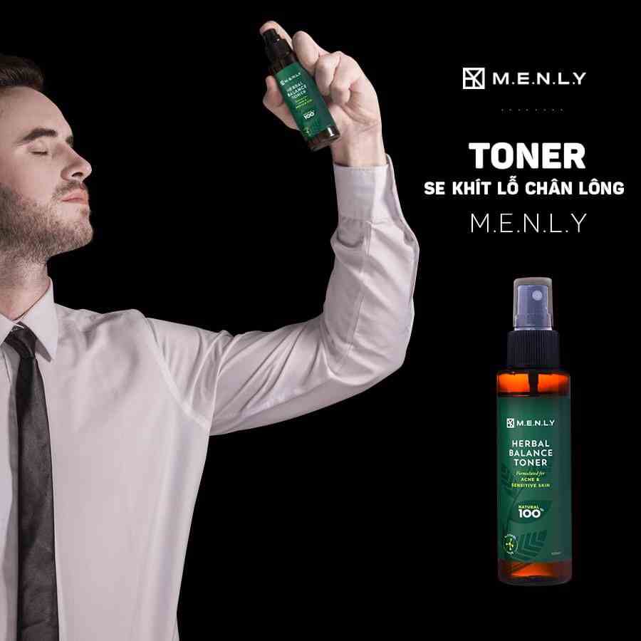 [Mã BMLTA35 giảm đến 35K đơn 99K] Toner Menly cấp ẩm, se khít lỗ chân lông cho da mụn nhạy cảm 100ml