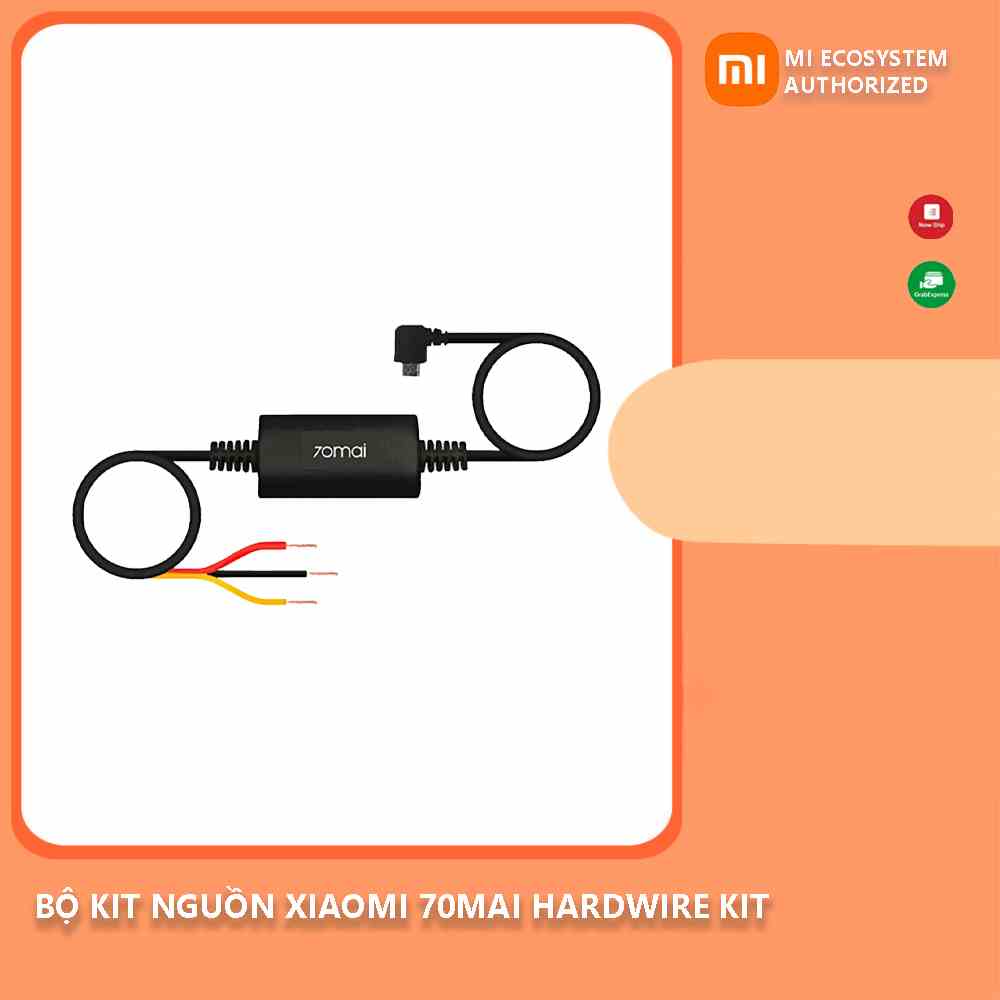 Bộ Kit nguồn Xiaomi 70mai Hardwire Kit đấu điện cho camera hành trình