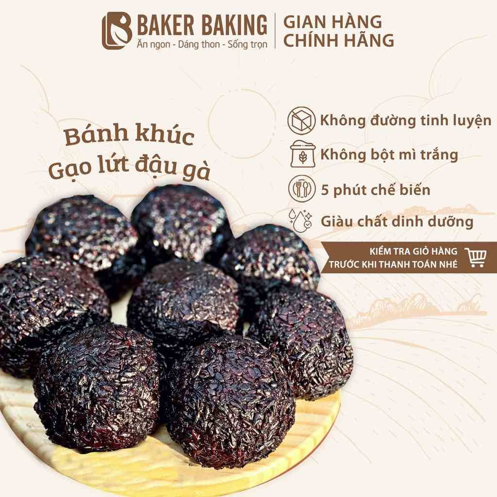 [Mã BMLT35 giảm đến 35K đơn 99K] Set bánh khúc gạo lứt đậu gà healthy Baker Baking phù hợp cho người giảm cân, ăn kiêng