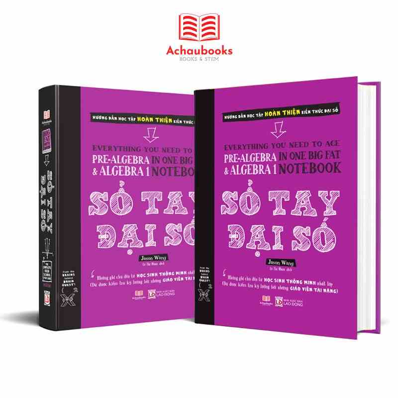 [Mã BMLTB200 giảm đến 100K đơn 499K] Sách Sổ Tay Đại Số - Á Châu Books ( Lớp 8 - lớp 12 )