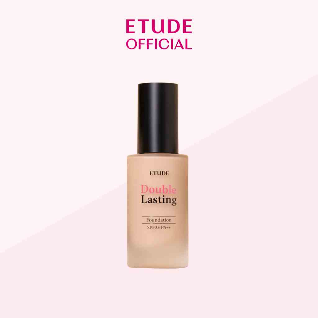 Kem nền chống nắng SPF 35, chất lì, tự nhiên dễ trang điểm và lâu trôi ETUDE Double Lasting Foundation SPF 35 PA++ 30g