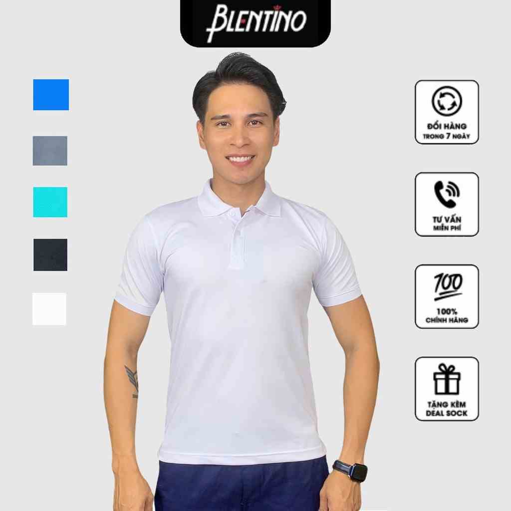 [Mã BMLTA35 giảm đến 35K đơn 99K] Áo Thun polo nam Blentino PL18. Vải cotton Dệt pique , chất liệu Cotton cao cấp