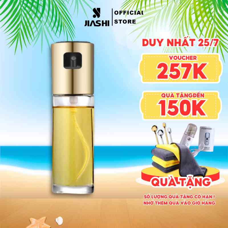 Bình xịt dầu ăn JIASHI dạng phun sương cho nồi chiên không dầu cao cấp dung tích 100ml LXD01