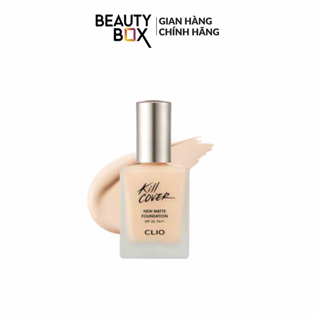 Kem Nền Clio Kill Cover New Matte Foundation Spf20, Pa++ 38G