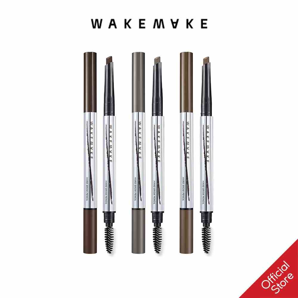 [Mã BMTTC60K giảm đến 60K đơn 50K] Chì Kẻ Mày Wakemake Hard Brow Pencil 0.1g