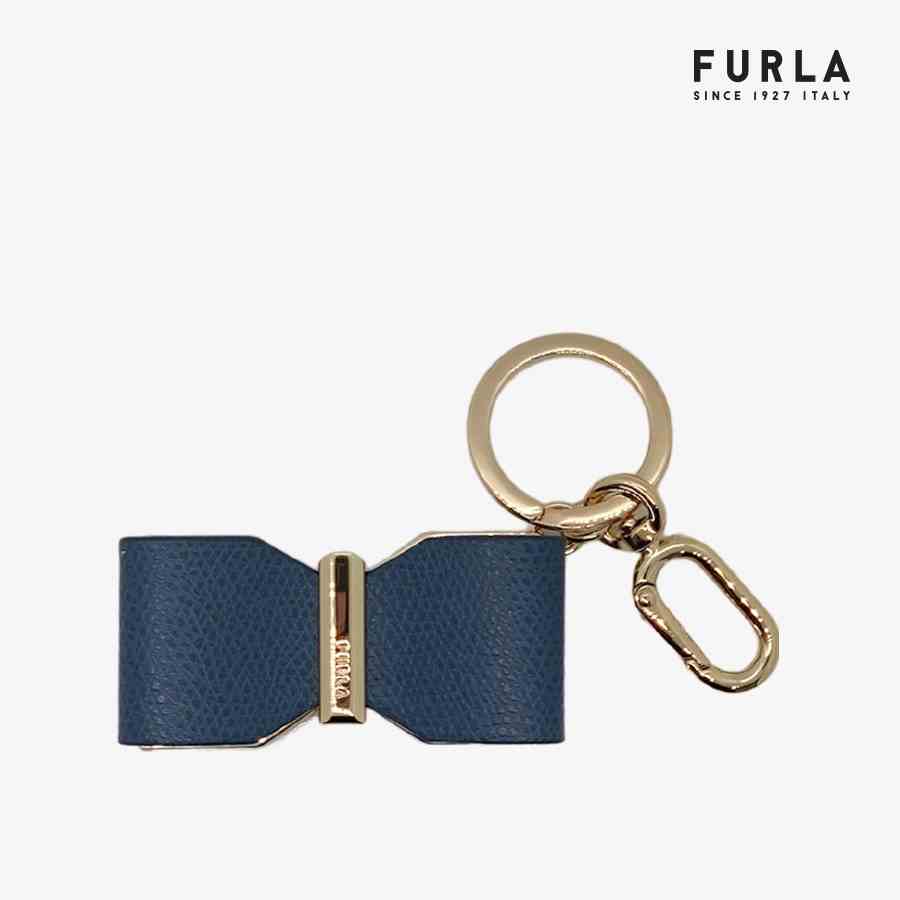 [Mã FAPREBAU3 giảm 10% đơn 1 triệu] Móc Khóa Nữ FURLA Venus Keyring Ribbon Metallo Ares