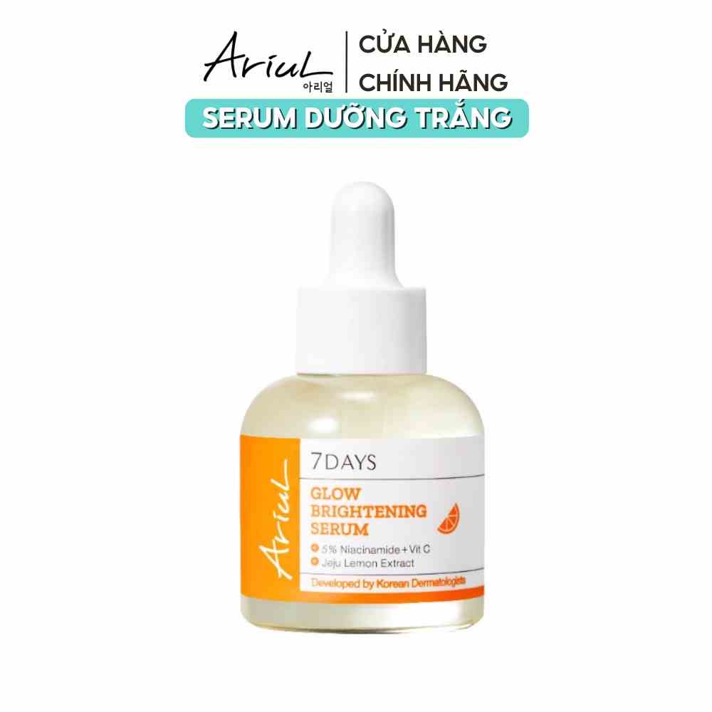 [Mã BMLTB200 giảm đến 100K đơn 499K] Tinh Chất Làm Mờ Vết Thâm Nám Và Sáng Da Ariul 7 Days Glow Brightening Serum 20ml