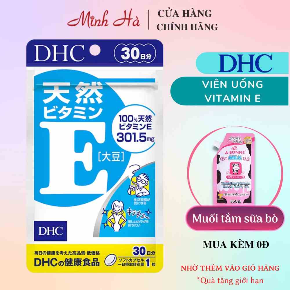 Viên uống DHC Vitamin E Nhật Bản gói 30 ngày 30 viên