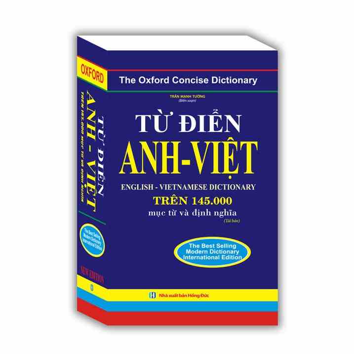 Sách Từ điển Anh - Việt trên 145.000 mục từ và định nghĩa (bìa mềm)