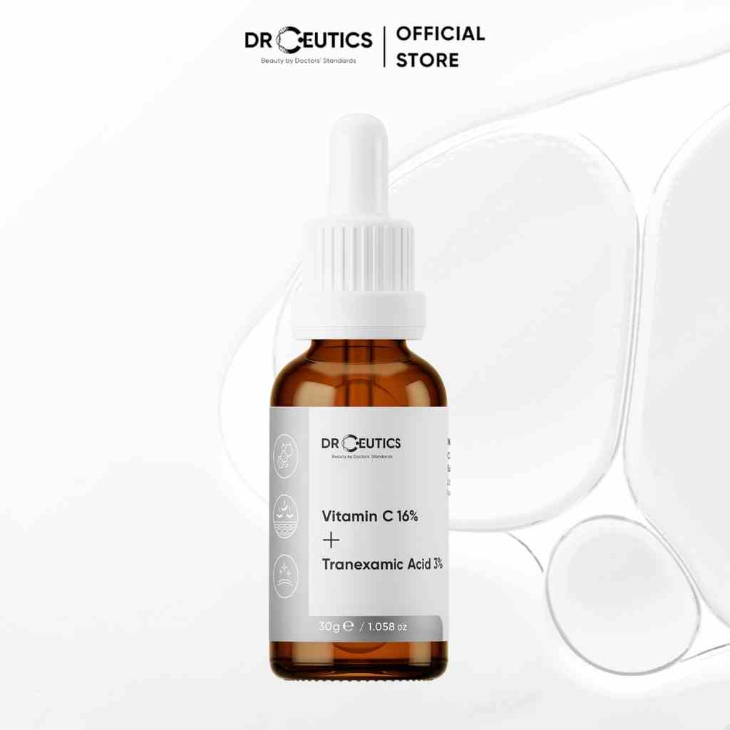 DRCEUTICS Serum Vitamin C 16% DrCeutics Ngăn Ngừa Lão Hóa Và Làm Sáng Da (30ml)