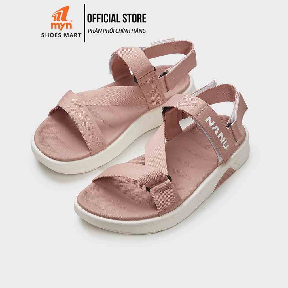 [Mã BMLTB200 giảm đến 100K đơn 499K] Giày Sandal Nữ Nanu 08 quai chéo Pink White