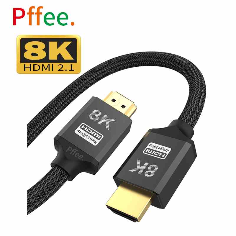 Cáp chia HDMI 2.1 8K tốc độ 48gbps dài 2m cho Mi Box Ps Laptop TV máy chiếu