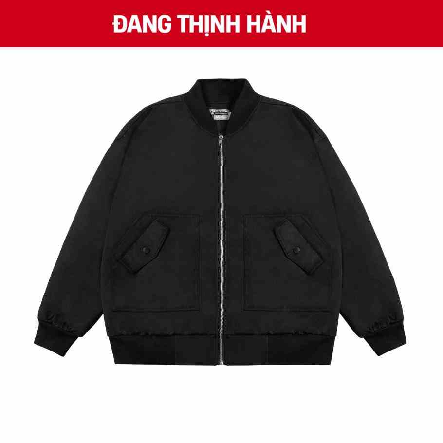 Áo khoác nam dù chống nước siêu bền, siêu ấm màu đen đẹp Protex Jacket local brand Davies| D22-AK1