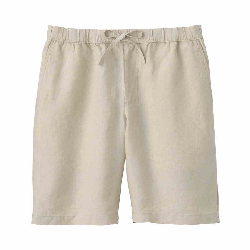 Muji Quần Short Vải French Linen