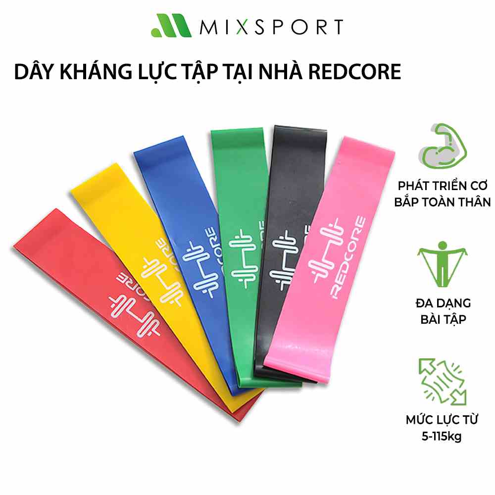 [Mã ICBFRI15 giảm 10% đơn 0đ] Dây Kháng Lực Tập Mông MixSport Hô Trọ Tập Cơ Mông Đùi Tại Nhà DKL03