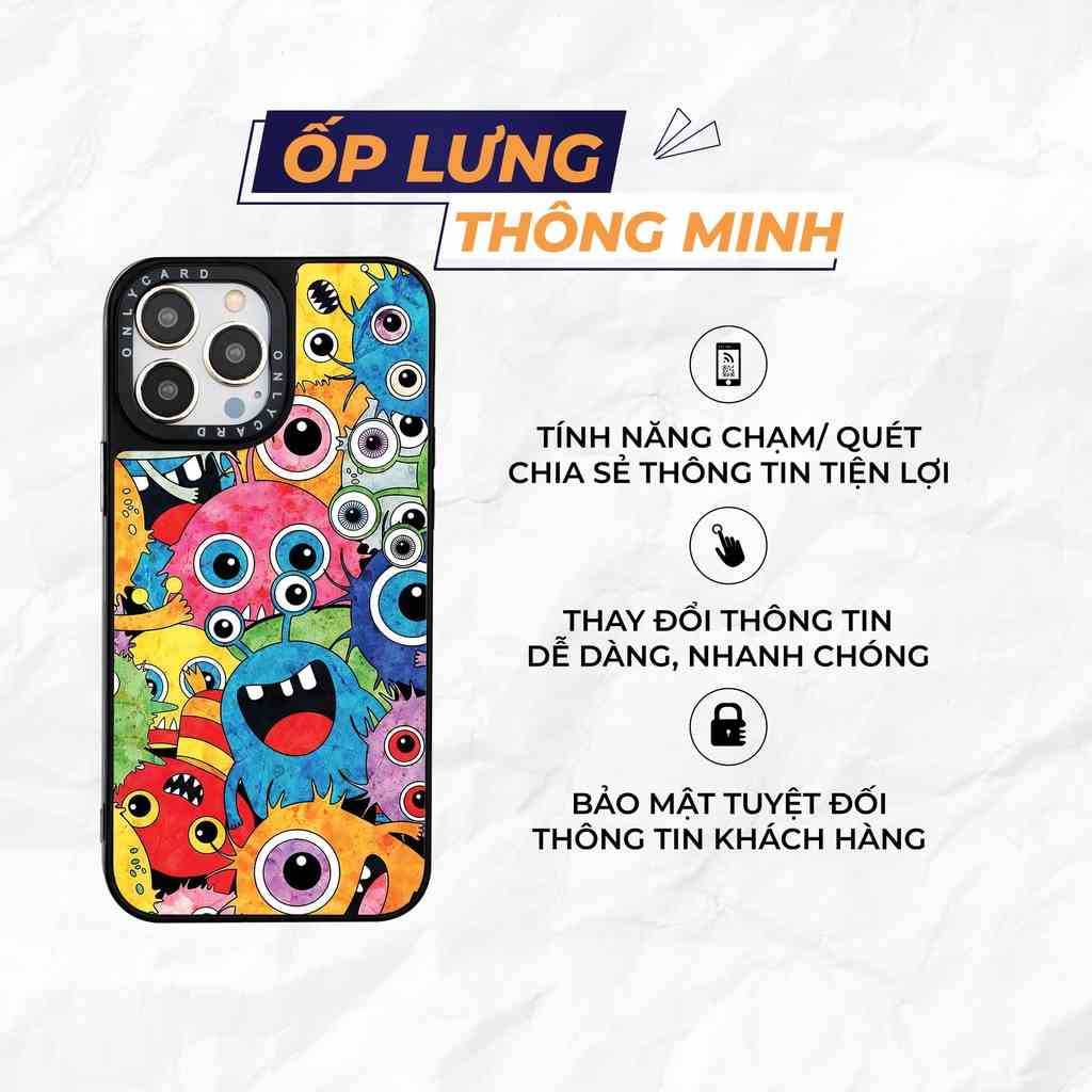 Ốp lưng thông minh ONLYCARD _PATTERN_15/Dành cho các dòng IPhone 7/7plus/8/8plus/x/xr/xs/11/12/13/pro/promax