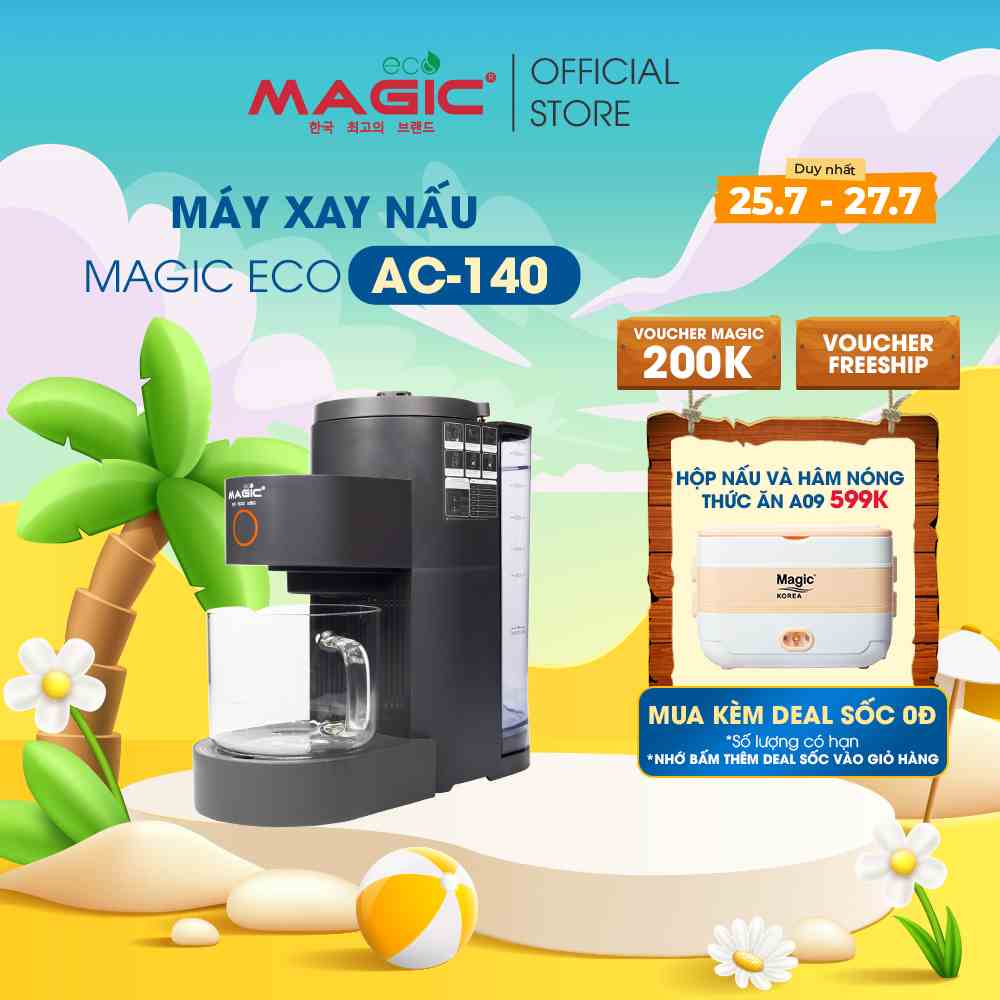 Máy xay nấu sữa hạt đa năng Magic,bảo hành chính hãng