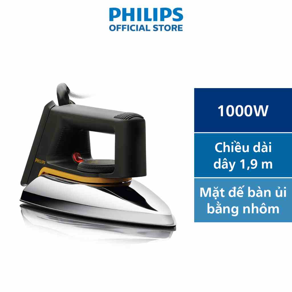 Bàn ủi khô PHILIPS HD1172 /01 1000W - Hàng chính hãng