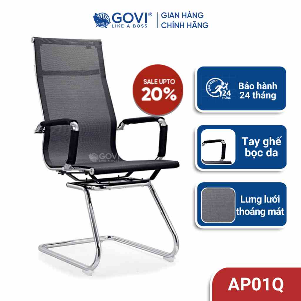 Ghế chân quỳ GOVI Apollo AP01Q lưng lưới