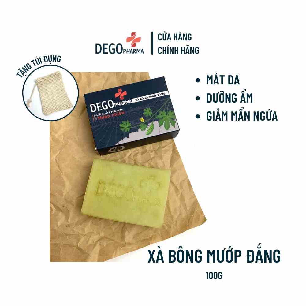 [Mã BMLT35 giảm đến 35K đơn 99K] Xà Bông Thiên Nhiên Mướp Đắng DEGO PHARMA 100G - Tẩy Tế Bào Chết & Trắng Sáng Tự Nhiên