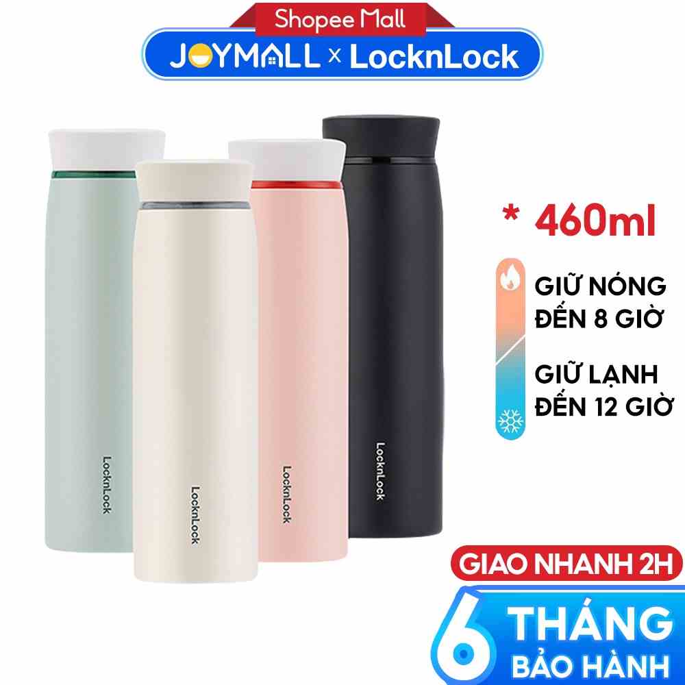 Bình giữ nhiệt LocknLock Feather Light Ring LHC4244 460ml - Hàng chính hãng - JoyMall