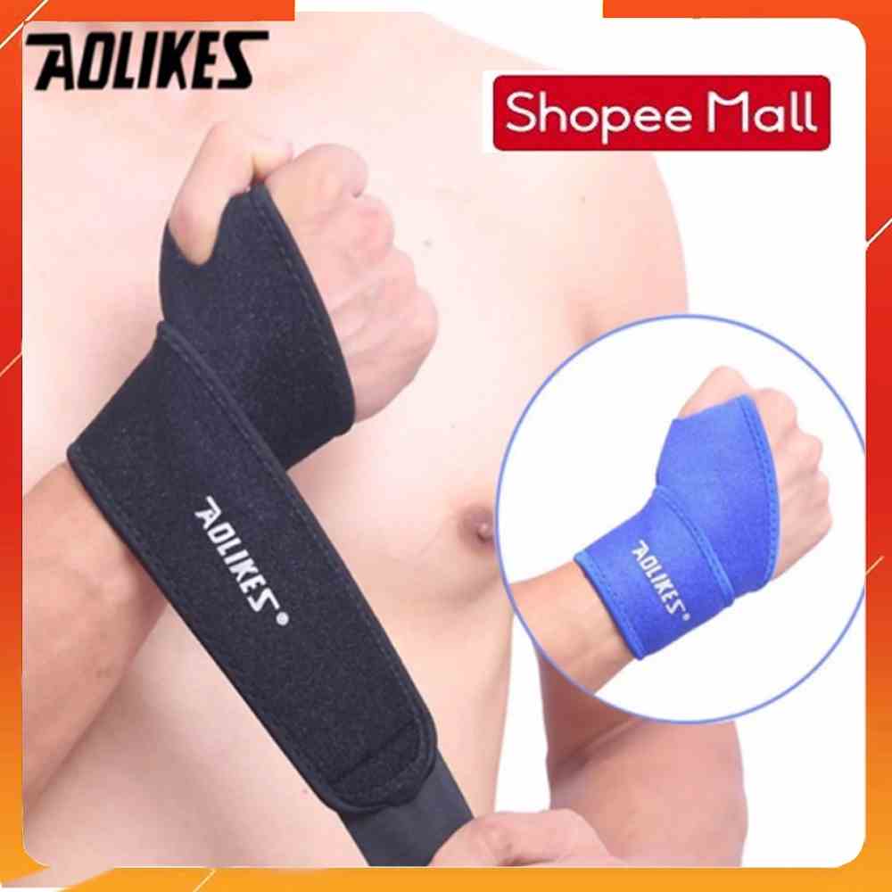 Băng quấn bảo vệ cổ tay AOLIKES 7937 AL7937 hỗ trợ nẹp khớp cổ tay pressure adjustable wrist support