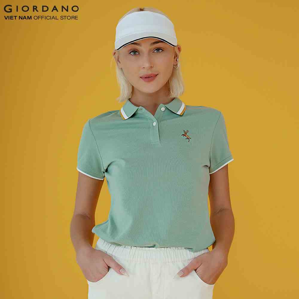 Áo Thun Ngắn Tay Có Cổ Nữ Giordano Polo 05311232