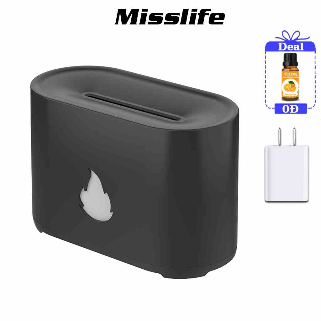 Máy phun sương Misslife trang trí phòng và làm thơm phòng tặng remote và tinh dầu