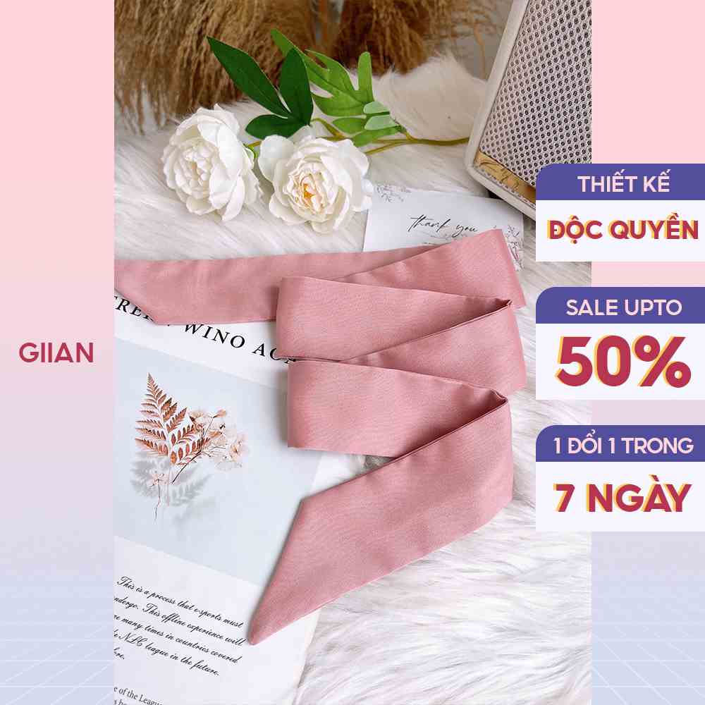 Dây ruy băng buộc tóc tơ óng chính hãng Giian - G14PK0050