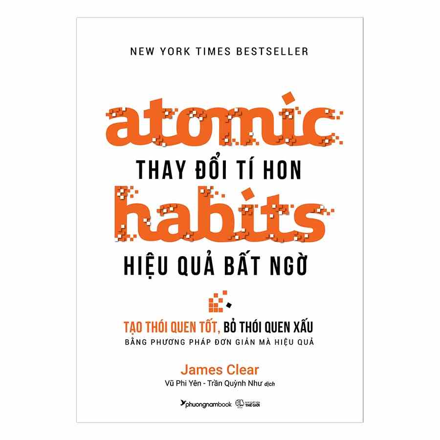 Sách Atomic habits Thay đổi tí hon Hiệu quả bất ngờ pn