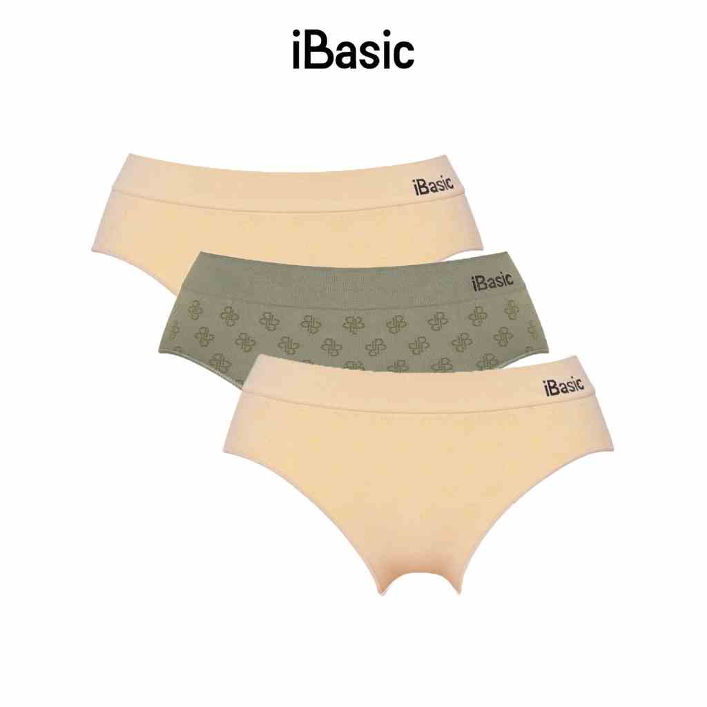 Combo 3 quần lót nữ không đường may bikini iBasic PANY087