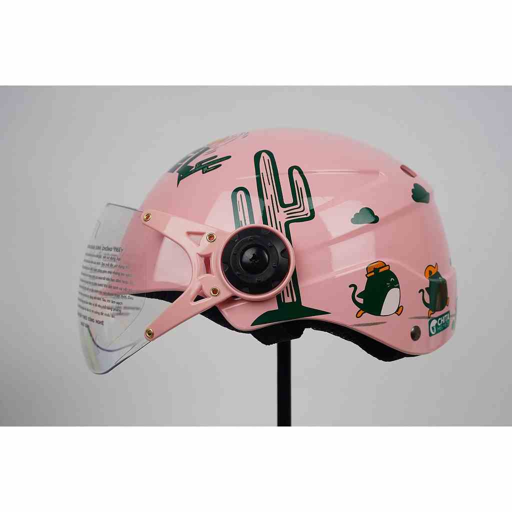 Mũ Bảo Hiểm Trẻ Em CHITA HELMETS CT25(K) Tem Mèo Du lịch