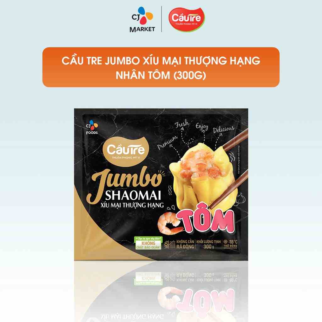 [Mã BMLTB35 giảm đến 35K đơn 99K] [HCM] Xíu Mại Thượng Hạng Cầu Tre Jumbo Shaomai 300g (Dimsum thượng hạng)