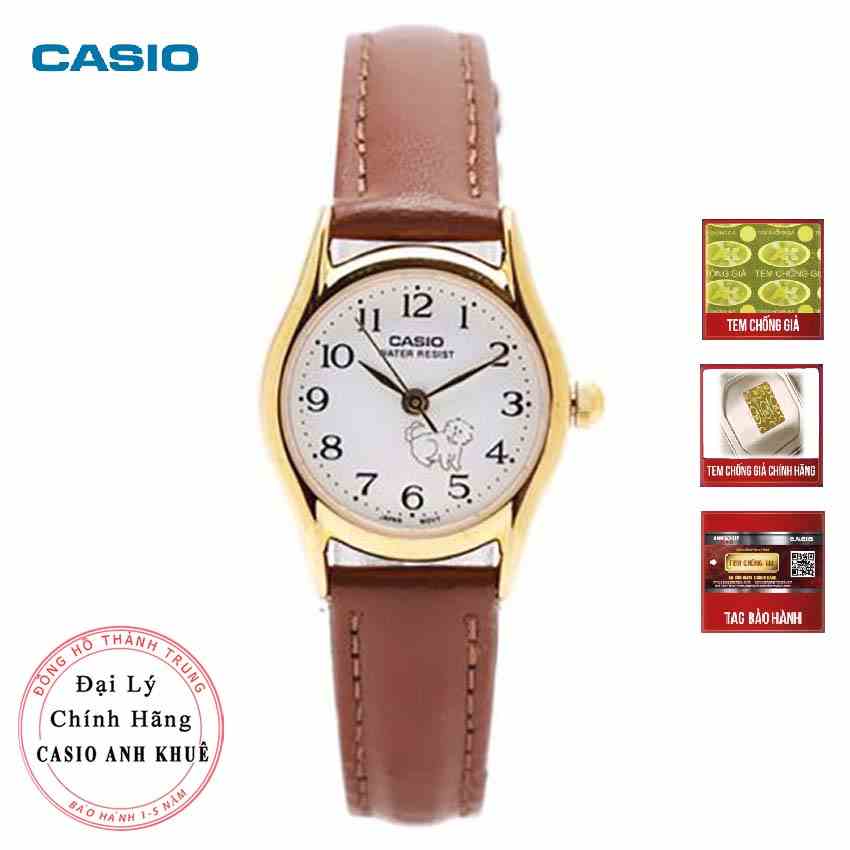 [Mã BMLTB200 giảm đến 100K đơn 499K] Đồng hồ nữ Casio LTP-1094Q-7B7RDF dây da mặt nhỏ